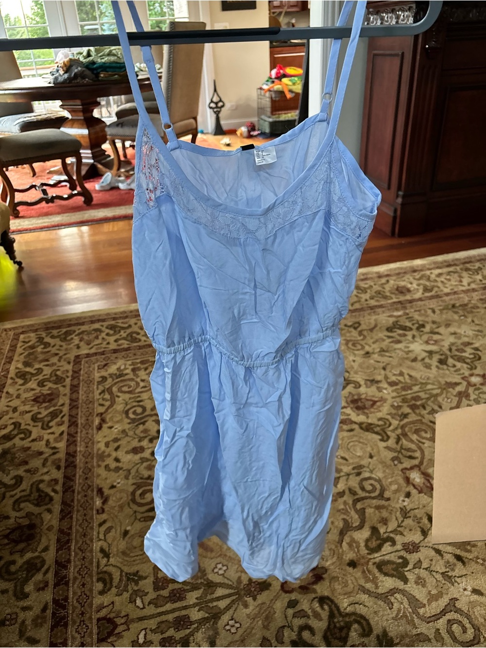 H&M Light Blue Spaghetti Strap Sundress